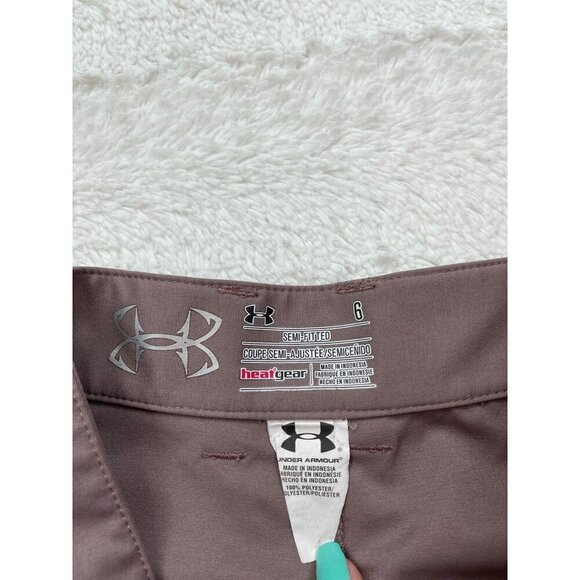 Under Armour Womens Pants Sedna Offshore Fishing Capri 6 Semi-Fitted Heat Gear - Picture 3 of 6